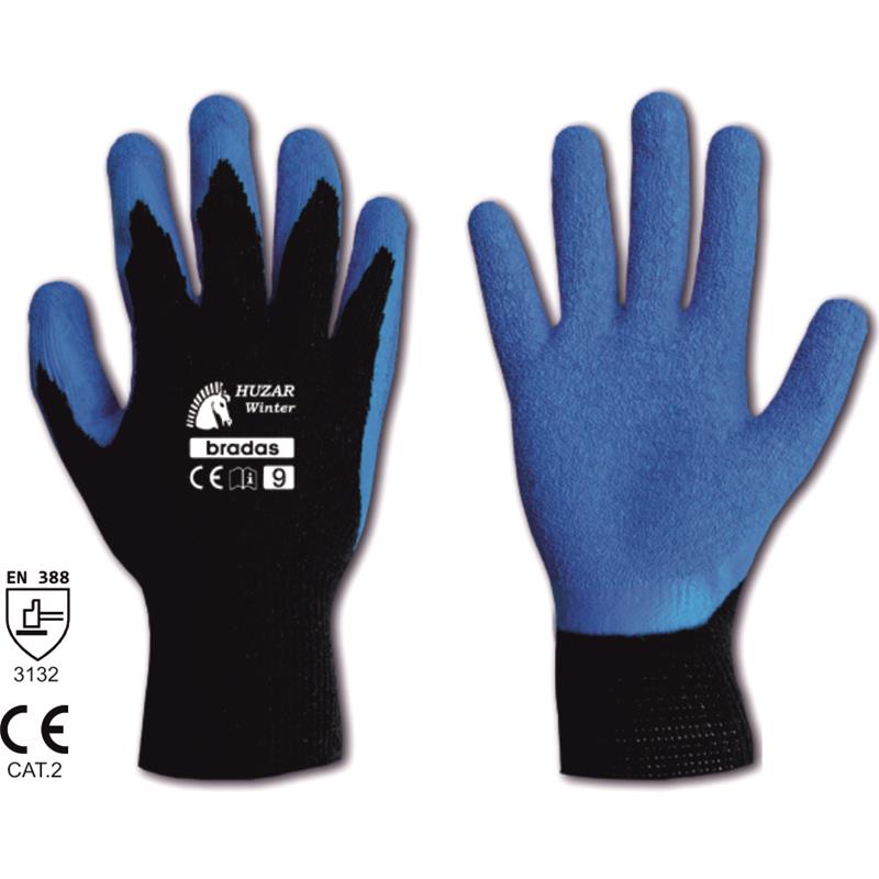 GLOVES HUZAR WINTER(crinkle Latex)