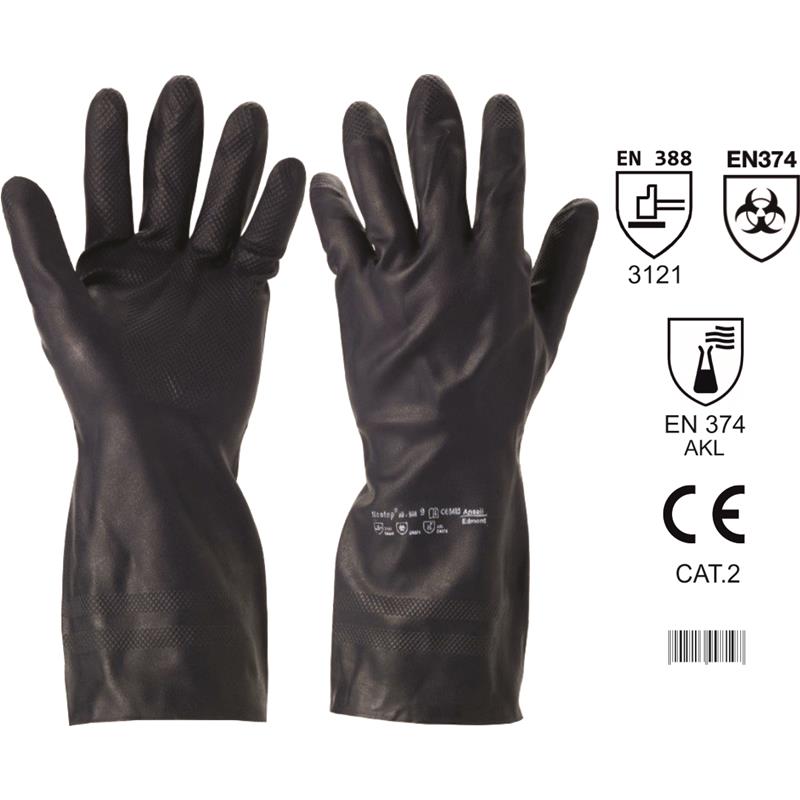 INDUSTRIAL GLOVES LATEX (29500) NeoTop, No10