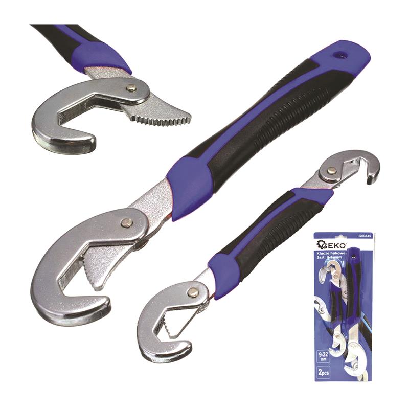 Hook wrenches 2pcs 9-32mm GEKO