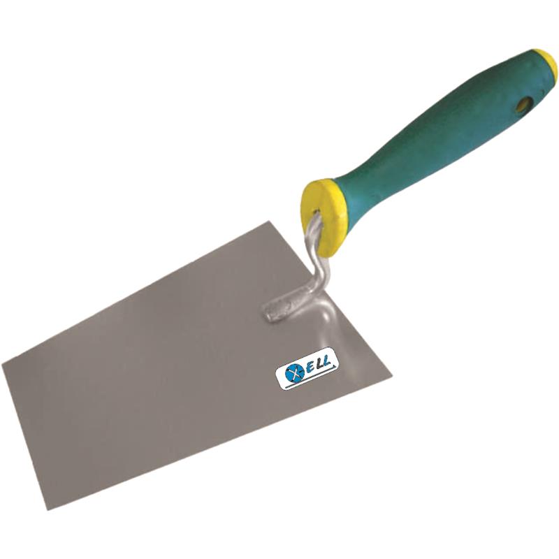 BRICK TROWEL INOX SOFT GRIP TRAPEZIUM