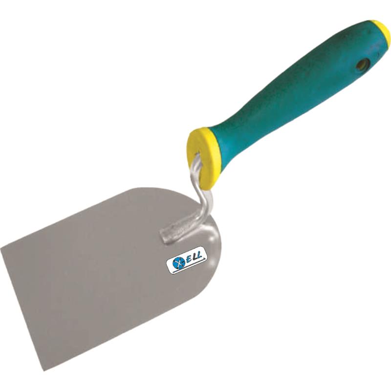 BRICK TROWEL INOX SOFT GRIP ROUNDED