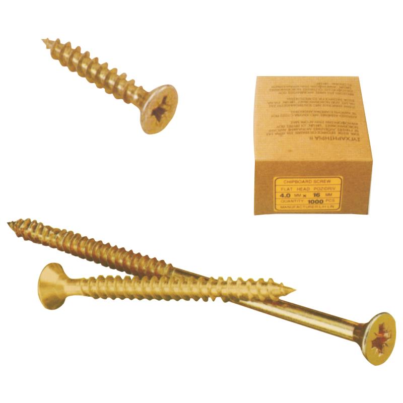 CHIPBOARD SCREWS Brass