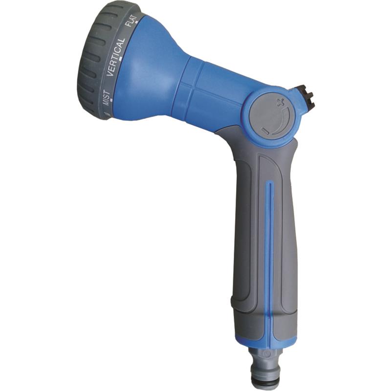 PLASTIC THUMB CONTROL HOSE NOZZLE 8ways 'X-ELL'