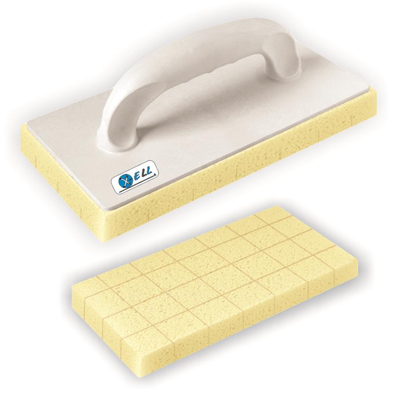 PLASTIC FACE FLOAT ,HIGHLY ABSORBENT SPONGE (CUT)14x27cm