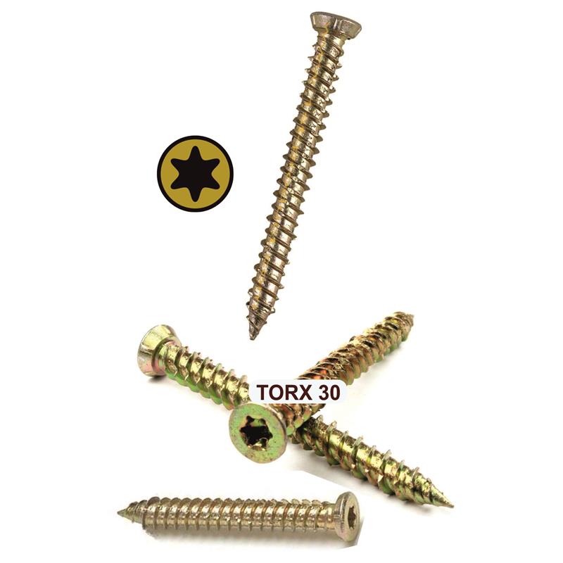 CONCRETE SCREW HINGE HEAD ''TORX-30''